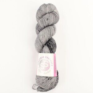 Suburban Stitcher Sock Yarn SW Merino Nylon Blend Cinder Gray